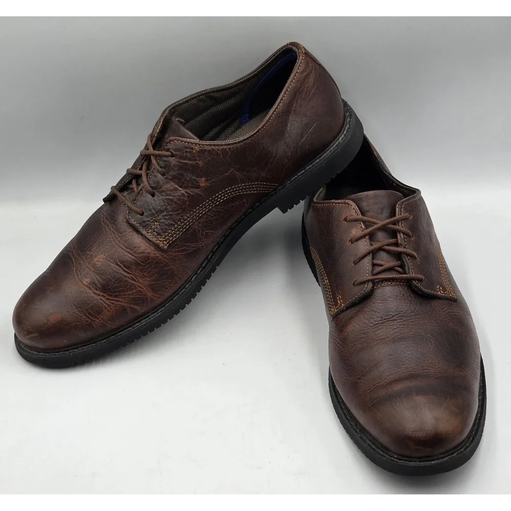 Timberland Earthkeepers 5545A Men's Size 10 Brown Leather Oxford Shoes